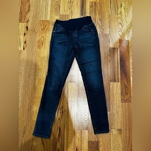 AG dark wash maternity jeans